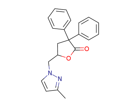 2(3H)-Furanone,  dihydro-5-[(3-methyl-1H-pyrazol-1-yl)methyl]-3,3-diphenyl-