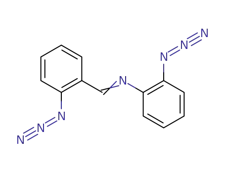 Molecular Structure of 135747-57-8 (Benzenamine, 2-azido-N-[(2-azidophenyl)methylene]-)