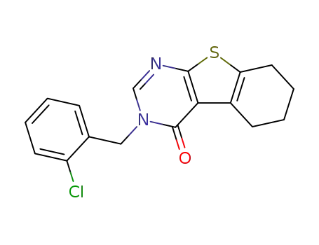 3-(2-chlorobenzyl)-5,6,7,8-tetrahydro[1]benzothieno[2,3-d]pyrimidin-4(3H)-one