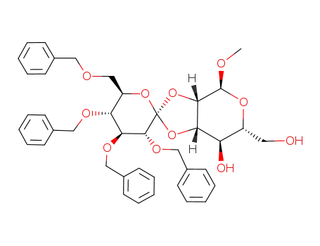 methyl 2,3-O-<(1R)-2,3,4,6-tetra-O-benzyl-D-glucopyranosylidene>-α-D-mannopyranoside