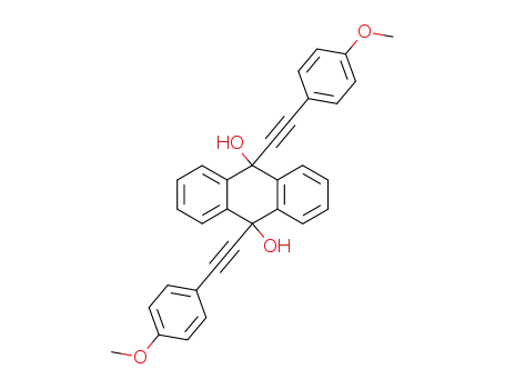 9,10-bis[(4-methoxyphenyl)ethynyl]-9,10-dihydroanthracene-9,10-diol