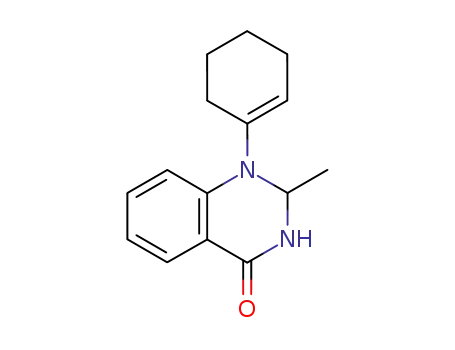 1-(1-cyclohexenyl)-2-methyl-1,2,3,4-tetrahydroquinazolin-4-one