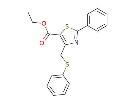 ethyl 2-phenyl-4-phenylthiomethylthiazole-5-carboxylate
