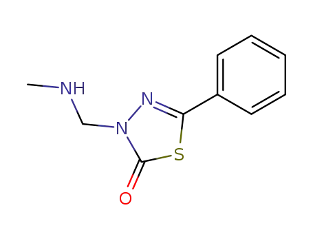 1,3,4-Thiadiazol-2(3H)-one, 3-[(methylamino)methyl]-5-phenyl-