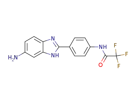 N-[4-(6-Amino-1H-benzoimidazol-2-yl)-phenyl]-2,2,2-trifluoro-acetamide