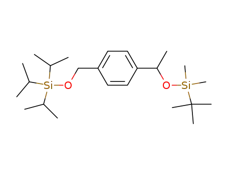 4-<1-(tert-Butyldimethylsiloxy)ethyl>-1-<(triisopropylsiloxy)methyl>benzene