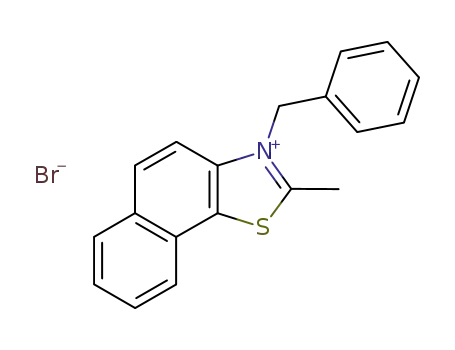 3-benzyl-2-methylnaphto<2,1-d>thiazolium bromide