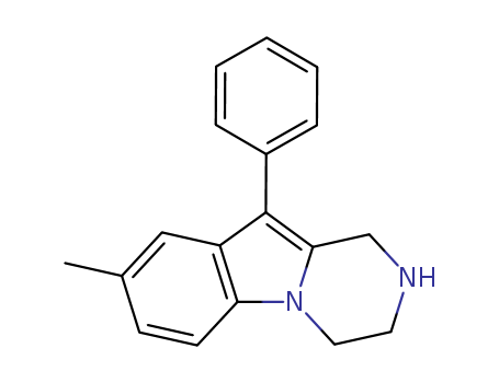 Pyrazino[1,2-a]indole, 1,2,3,4-tetrahydro-8-methyl-10-phenyl-