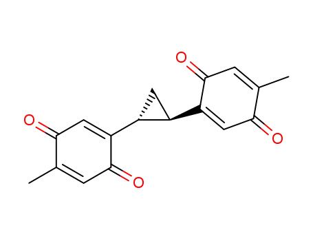 Molecular Structure of 87050-85-9 (2,2'-Cyclopropylenebis(5-methyl-4-benzoquinone))