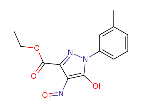 5-Hydroxy-4-nitroso-1-m-tolyl-1H-pyrazole-3-carboxylic acid ethyl ester