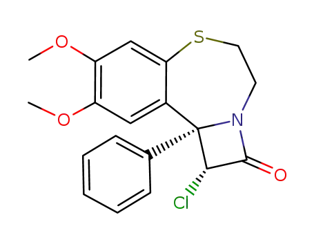 (1R,9bR)-1-Chloro-7,8-dimethoxy-9b-phenyl-1,3,4,9b-tetrahydro-5-thia-2a-aza-benzo[a]cyclobuta[c]cyclohepten-2-one