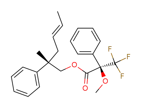 (R)-3,3,3-Trifluoro-2-methoxy-2-phenyl-propionic acid (E)-(S)-2-methyl-2-phenyl-hex-4-enyl ester