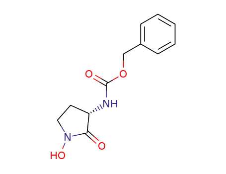 Carbamic acid, (1-hydroxy-2-oxo-3-pyrrolidinyl)-, phenylmethyl ester,
(S)-