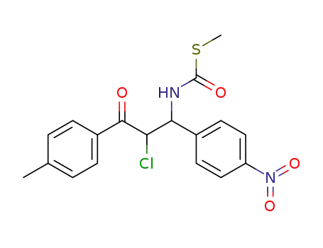 [2-Chloro-1-(4-nitro-phenyl)-3-oxo-3-p-tolyl-propyl]-thiocarbamic acid S-methyl ester
