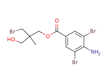 Benzoic acid, 4-amino-3,5-dibromo-,
3-bromo-2-(hydroxymethyl)-2-methylpropyl ester