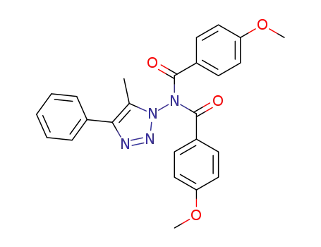 4-Methoxy-N-(4-methoxy-benzoyl)-N-(5-methyl-4-phenyl-[1,2,3]triazol-1-yl)-benzamide