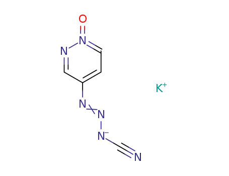 4-(3-cyano-1-triazeno)pyridazine 1-oxide potassium salt