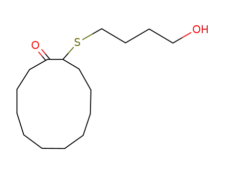 4-hydroxybutyl 2-oxocyclododecyl sulfide