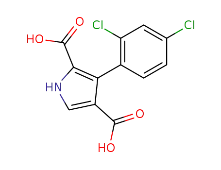 3-(2,4-Dichloro-phenyl)-1H-pyrrole-2,4-dicarboxylic acid