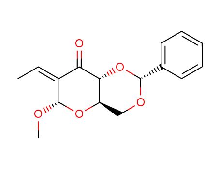 (2R,4aR,6S,8aR)-7-Eth-(E)-ylidene-6-methoxy-2-phenyl-tetrahydro-pyrano[3,2-d][1,3]dioxin-8-one