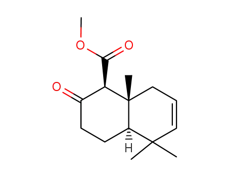 (1S,4aR,8aR)-5,5,8a-Trimethyl-2-oxo-1,2,3,4,4a,5,8,8a-octahydro-naphthalene-1-carboxylic acid methyl ester