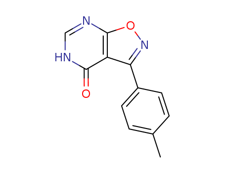 Isoxazolo[5,4-d]pyrimidin-4(5H)-one, 3-(4-methylphenyl)-