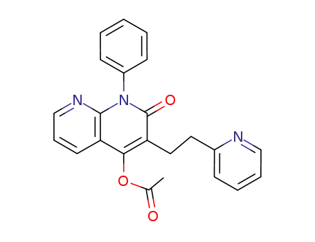 1-phenyl-3-(2-pyridylethyl)-4-acetoxy-1,8-naphthyridin-2(1H)-one