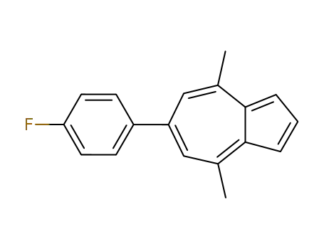 Molecular Structure of 139678-03-8 (Azulene, 6-(4-fluorophenyl)-4,8-dimethyl-)