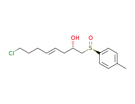<2(S),4(E),S(R)>-8-chloro-1-(p-tolylsulfinyl)-4-octene-2-ol