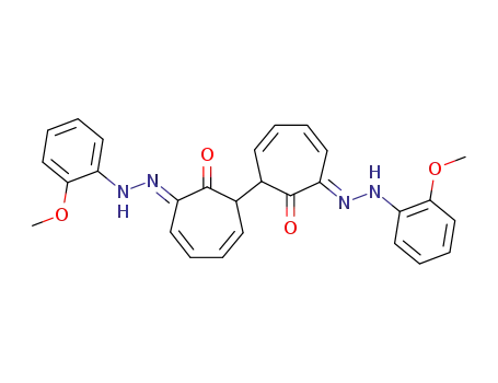 3,3'-Bis-[(2-methoxy-phenyl)-hydrazono]-bicycloheptyl-4,6,4',6'-tetraene-2,2'-dione