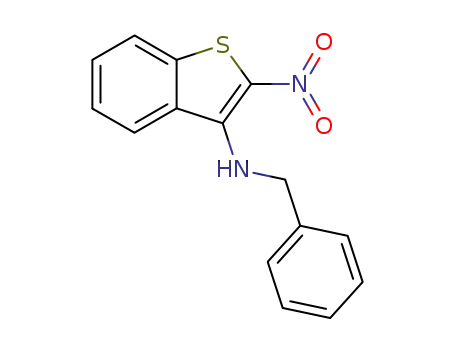 2-nitro-3-N-benzylaminobenzo<b>thiophene