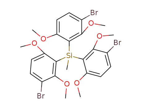 Tris-(3-bromo-2,6-dimethoxy-phenyl)-methyl-silane