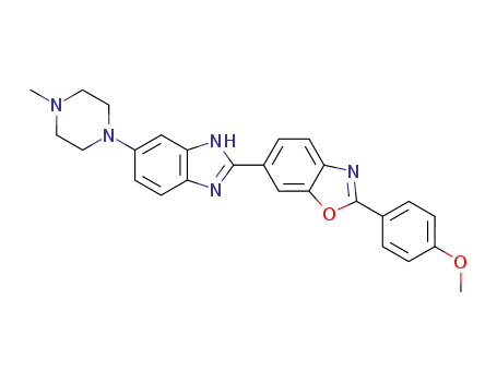 2-(4-Methoxy-phenyl)-6-[6-(4-methyl-piperazin-1-yl)-1H-benzoimidazol-2-yl]-benzooxazole