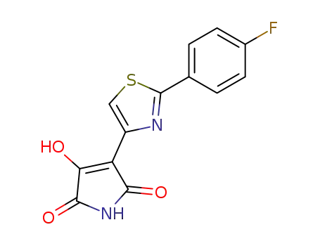 3-[2-(4-Fluoro-phenyl)-thiazol-4-yl]-4-hydroxy-pyrrole-2,5-dione