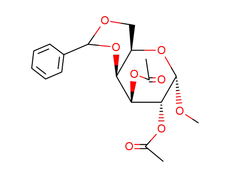 메틸-4,6-디-O-벤질리덴-2,3-디-O-아세틸-α-D-갈락토피라노시드