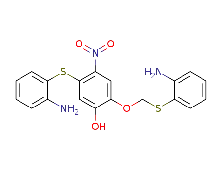 5-(2-Amino-phenylsulfanyl)-2-(2-amino-phenylsulfanylmethoxy)-4-nitro-phenol