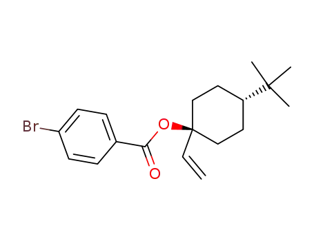 Benzoic acid, 4-bromo-, 4-(1,1-dimethylethyl)-1-ethenylcyclohexyl ester,
trans-