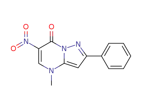 Pyrazolo[1,5-a]pyrimidin-7(4H)-one, 4-methyl-6-nitro-2-phenyl-