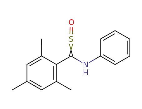 Molecular Structure of 96995-36-7 (N-[mesityl(sulfinyl)methyl]-N-phenylamine)