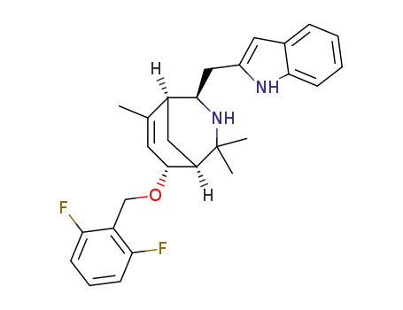 (+/-)-19-exo-(2,6-Difluorobenzyloxy)allohobartine