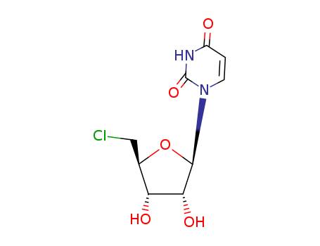 1-[5-(chloromethyl)-3,4-dihydroxy-oxolan-2-yl]pyrimidine-2,4-dione cas  19556-54-8