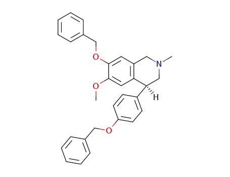 (S)-7-(benzyloxy)-4-(4-(benzyloxy)phenyl)-6-methoxy-2-methyl-1,2,3,4-tetrahydroisoquinoline