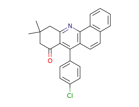 7-(p-chlorophenyl)-10,10-dimethyl-8,9,10,11-tetrahydrobenz[c]acridin-8-one