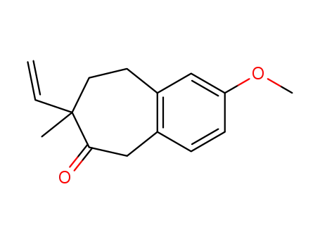 2-methoxy-7-methyl-6,7,8,9-tetrahydro-7-vinyl-5H-benzocyclohepten-6-one