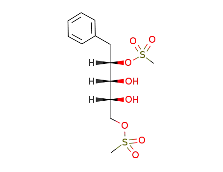 1-deoxy-2,5-di-O-methylsulphonyl-1-phenyl-D-ribitol