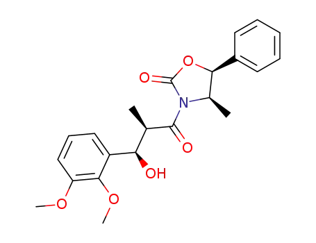 (4R,5S)-3-[(2R,3R)-3-(2,3-Dimethoxy-phenyl)-3-hydroxy-2-methyl-propionyl]-4-methyl-5-phenyl-oxazolidin-2-one