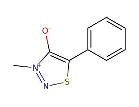 3-methyl-5-phenyl-1,2,3-thiadiazolium-4-olate