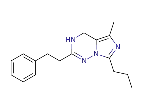 5-methyl-2-phenethyl-7-propyl-1<sup>(3)</sup>,4-dihydro-imidazo[5,1-<i>f</i>][1,2,4]triazine