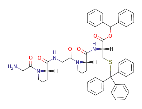 glycyl-L-prolyl-glycyl-L-prolyl-S-trityl-L-cysteine benzhydryl ester