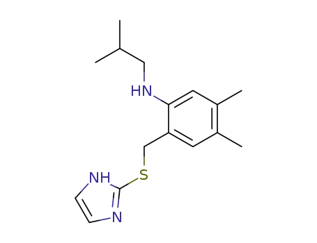 Benzenamine,
2-[(1H-imidazol-2-ylthio)methyl]-4,5-dimethyl-N-(2-methylpropyl)-
